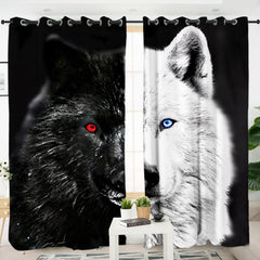 Ying And Yang Native American Living Room Curtain no link - Powwow Store