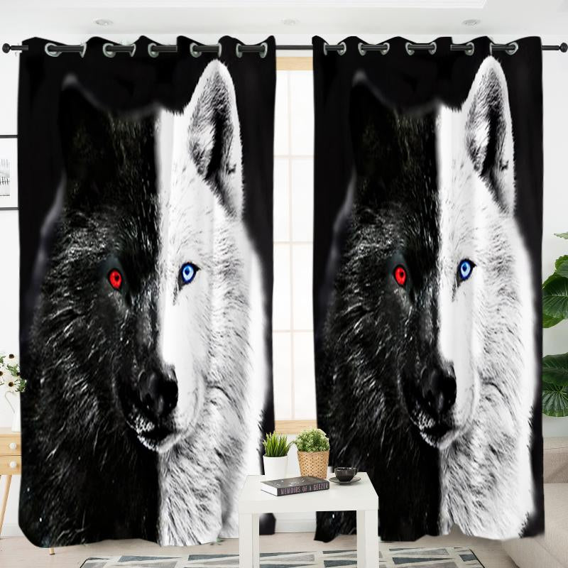 Ying And Yang Native American Living Room Curtain no link - Powwow Store