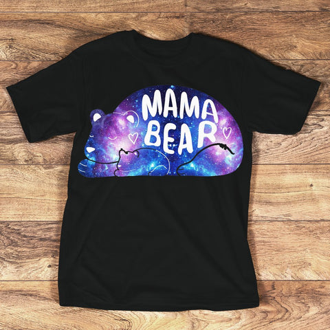 Mama Bear Baby Bear Sleeping Mothers Days Gift Tshirt - Powwow Store