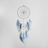 Simple Dream Catcher Sky Indian Feather - Powwow Store