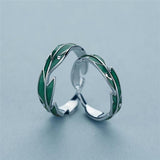 Leaves Green 925 Sterling Silver Native American Ring - Powwow Store