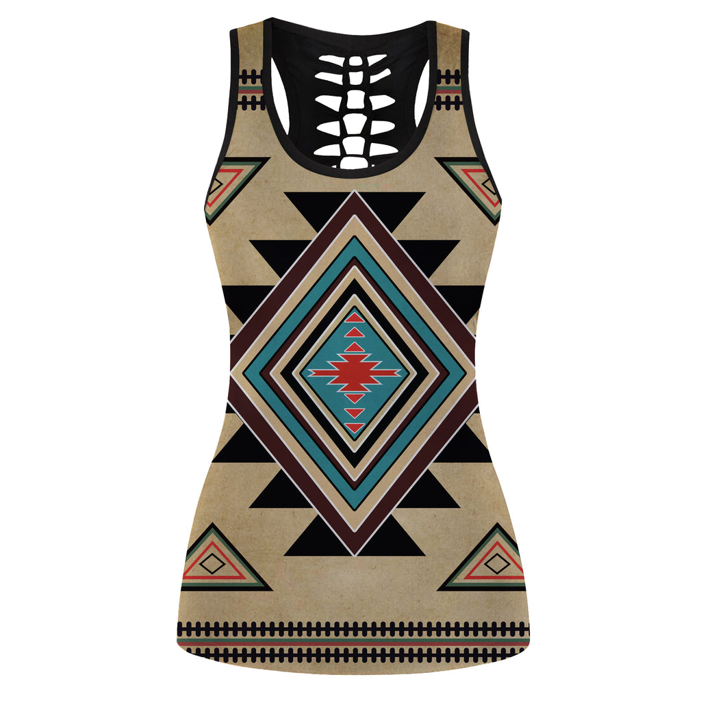 Powwow Store gb nat00076 southwest symbol native american hollow tank top 3d