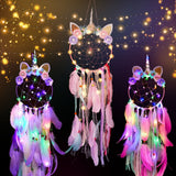 Powwow Storeunicorn dream catcher boho kawaii room decor christmas decoration home decor wall