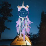 Powwow Storeunicorn dream catcher boho kawaii room decor christmas decoration home decor wall