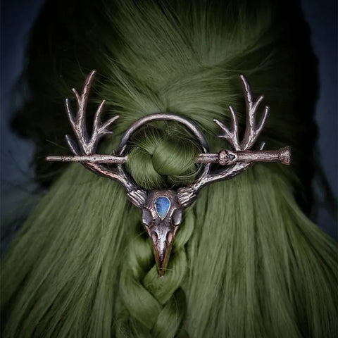 Powwow StoreVintage Moonstone Hair Sticks for Women Gothic Retro