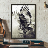 Wolf Lion Eagle Elephant Native American Canvas