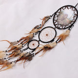 Wolf Pattern Dream Catcher with Feathers Dreamcatcher