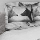 Grey Wolves Native American Bedding Set no link