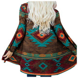 Ethnic Print Aztec Geometric Knitwear Vintage Cardigan Sweater