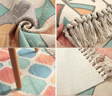 Woven Carpets Cotton Geometric Native American Indian Rug