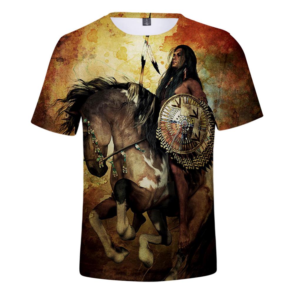 Riding Horse  Native American 3D Tshirt - Powwow Store