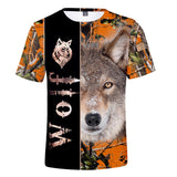 Native American Wolf  3D Tshirt - Powwow Store