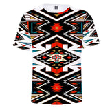 Tribal Pattern Colorful  Native American  3D Tshirt