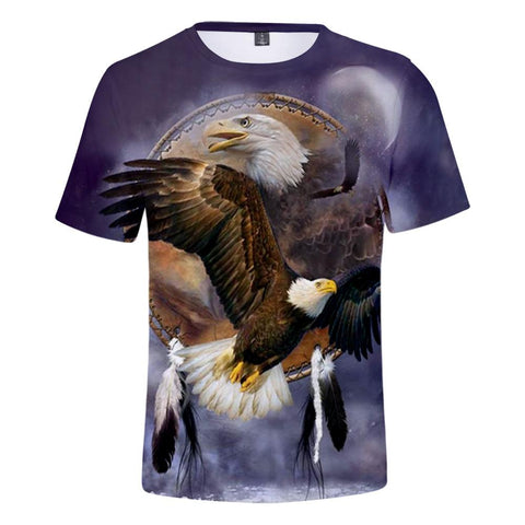 Dreamcatcher Proundthunderbird  Native American   3D Tshirt - Powwow Store