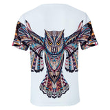 Owl Native American  3D Tshirt