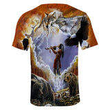 Calling The Totems  Native American 3D Tshirt - Powwow Store