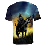 Horse Riding Native American 3D Tshirt - Powwow Store