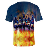 Full Color Horse Native American  3D Tshirt