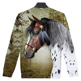 Warrior Horse Native American Sweatshirt - Powwow Store