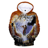 Calling The Totems Native American Art Pullover Hoodie - Powwow Store