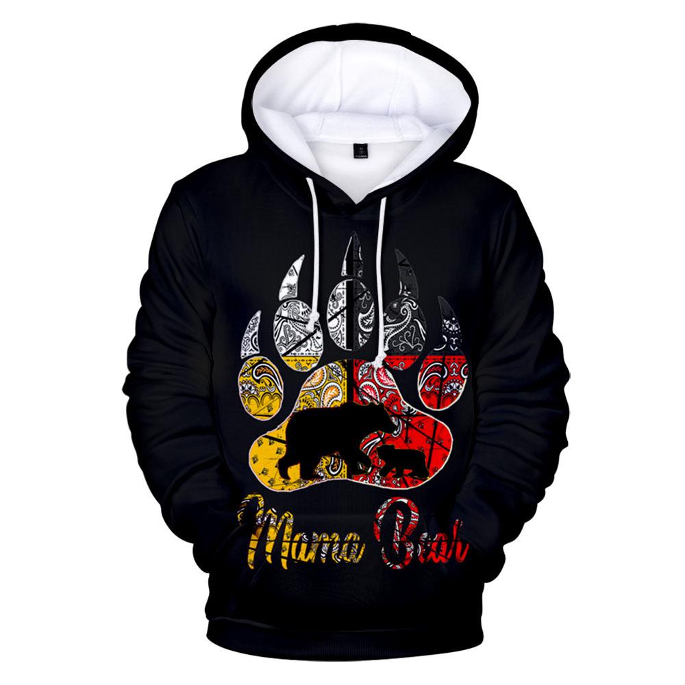 Native American Mama Bear All Over Hoodie – Powwow Store