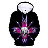 Bison Pink Arrow Native American Exclusive All Over Hoodie - Powwow Store