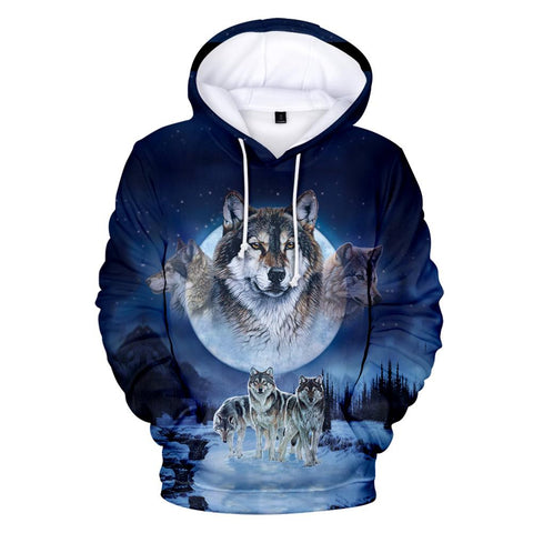 Wolves Native American All Over Hoodie - Powwow Store