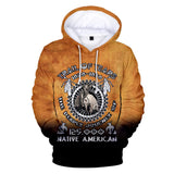 The End Of The Trail Native American All Over Hoodie no link - Powwow Store