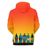 Standing Together Native American All Over Hoodie