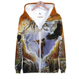 Calling The Totems Native American Art Pullover Hoodie - Powwow Store