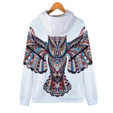 Owl Symbol Native American All Over Hoodie - Powwow Store