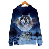 Wolves Native American Zip-Up Hoodie - Powwow Store