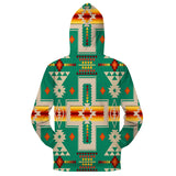 Powwow Store gb nat00062 3hoo 08 green tribe design native american all over hoodie