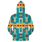 GB-NAT00062-3HOO-05 Turquoise Tribe Design Native American All Over Hoodie