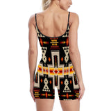 Powwow Store gb nat00062 01 tribe design basic fitted unitard romper