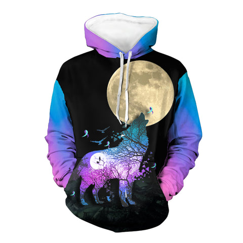 Powwow StoreHD00037 Pattern Native American Pride  3D Hoodie