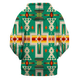 Powwow Store gb nat00062 3hoo 08 green tribe design native american all over hoodie