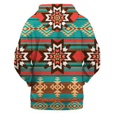 Powwow Store gb nat00320 ethnic ornament seamless pattern native american all over hoodie