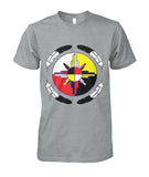 Medicine Wheel Feather Native American T-shirt-VR