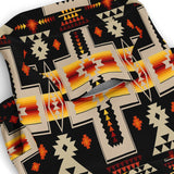 Black Tribe Border Native American Fashion Dog Zip-Up Hoodie - Powwow Store