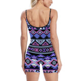 Powwow Store gb nat00593 ethnic pattern basic fitted unitard romper