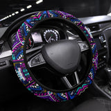 GB-NAT00380 Purple Tribe Pattern Car Seat Covers