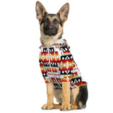 Native Tribes Pattern Native American Fashion Dog Zip-Up Hoodie