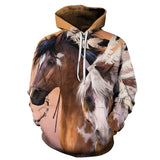 Horses 3D Native American All Over Hoodie - Powwow Store