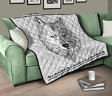 White Wolf Native Amercan Premium Quilt