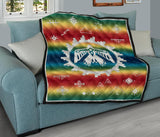 Thunderbird Rainbow Native American Premium Quilt