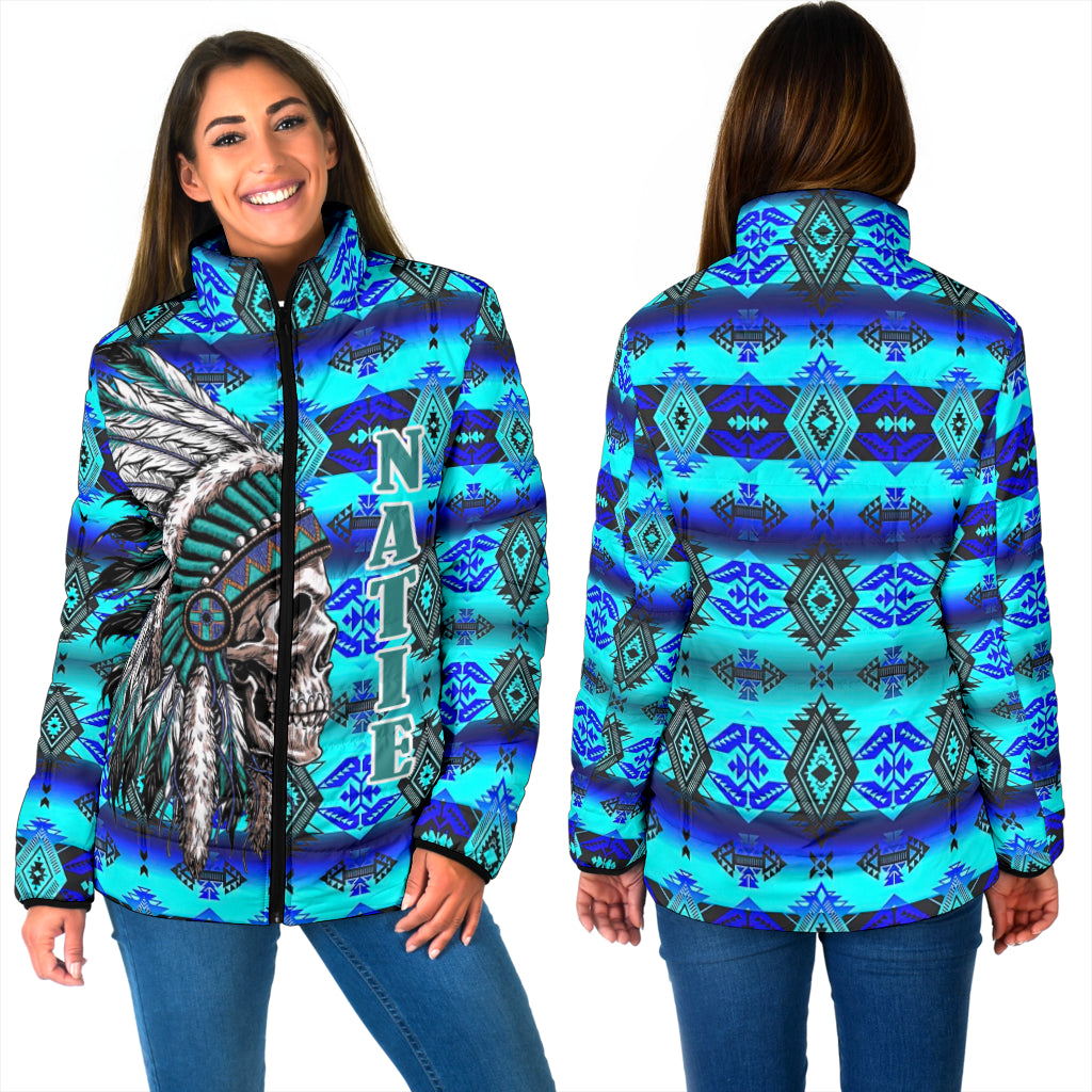 Powwow StoreWPJ0001 attern Native Women's Padded Jacket