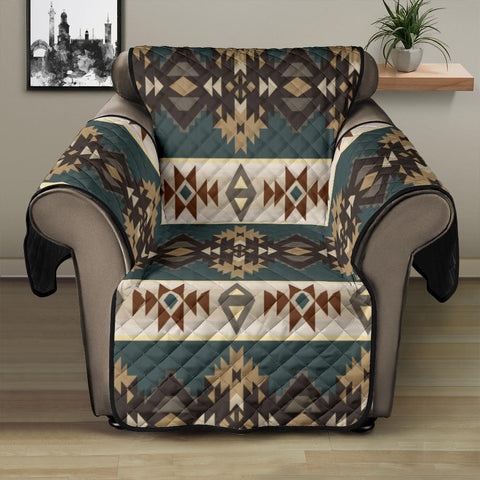 GB-NAT00609 Navajo Geometric Seamless 28" Recliner Sofa Protector