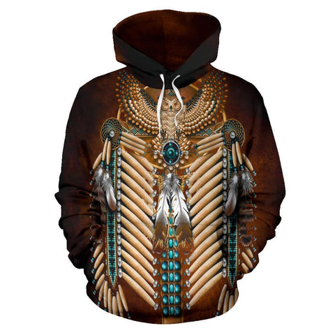 Owl Dreamcatcher Breastplate Native American All Over Hoodie