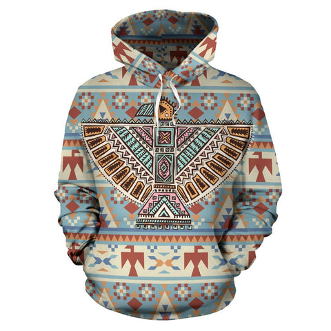 Thunderbird Native American Design All Over Hoodie no link - Powwow Store